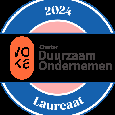 Logo Voka Charter Duurzaam ondernemen laureaat 2024.