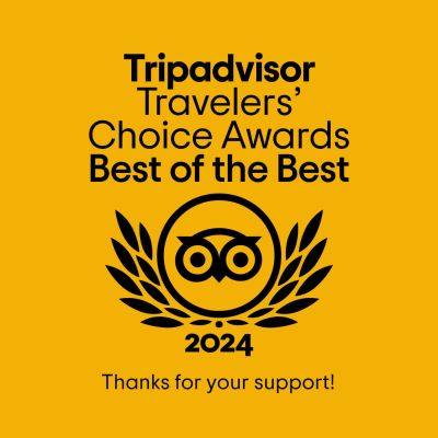 Tripadvisor Travelers’ Choice Awards Best of the Best 2024.