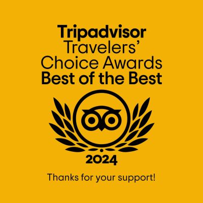 Tripadvisor Travelers’ Choice Awards Best of the Best 2024.